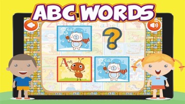 Words ABC Cards Matching Image