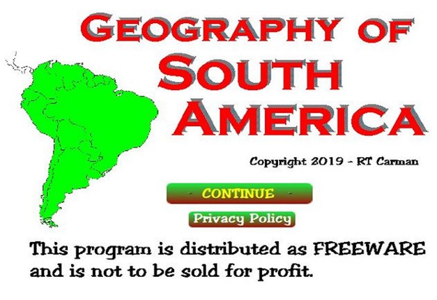 South American Geography Game Cover