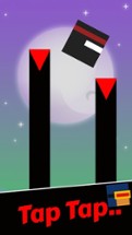 Mr Cube Ninja Dashed Jumps - Jumping on Pillar Games Image