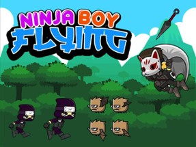 Ninja Boy Flying Image