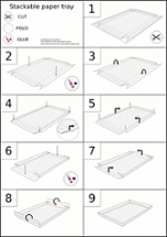 Stackable paper tray Image