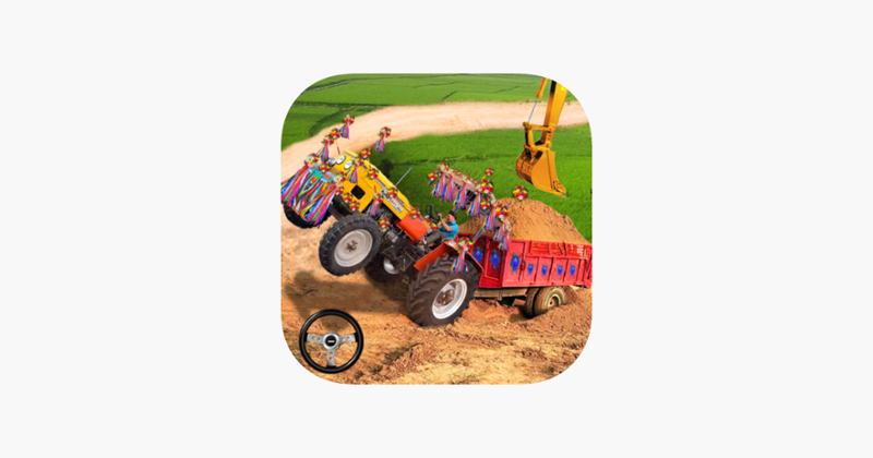 Tractor Trolley Farming Game Game Cover