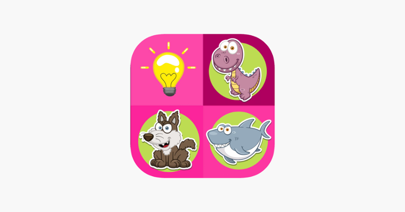 Dinosaur animals friend pair matching game for kid Game Cover