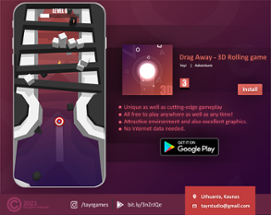 Drag Away - 3D Rolling game Image