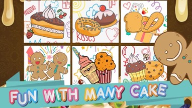 Sweet Cake Colorbook - Make a cake for kids Image