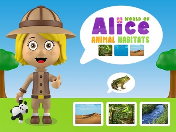 World of Alice  Animal Habitat Game Cover