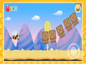 Flying Bee Honey Action Game Image