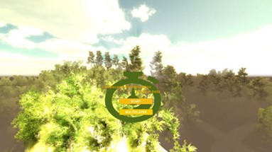 Landscape incorporation car game in the forest Image