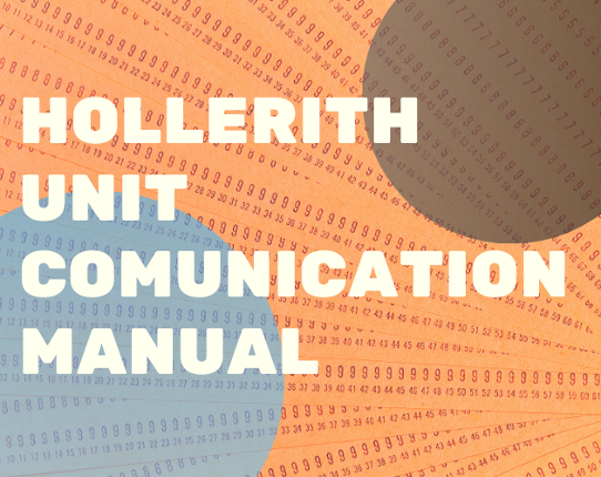 Hollerith Communications Manual v.1.45 Game Cover