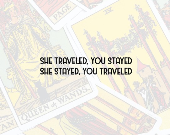 She Traveled / She Stayed - Elle a voyagé / Elle est restée Game Cover