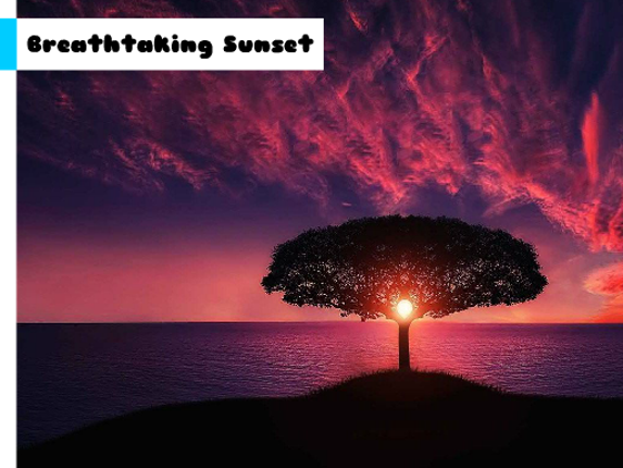 Breathtaking Sunset Jigsaw Game Cover
