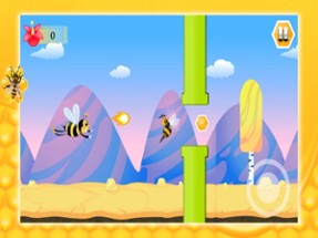 Flying Bee Honey Action Game Image