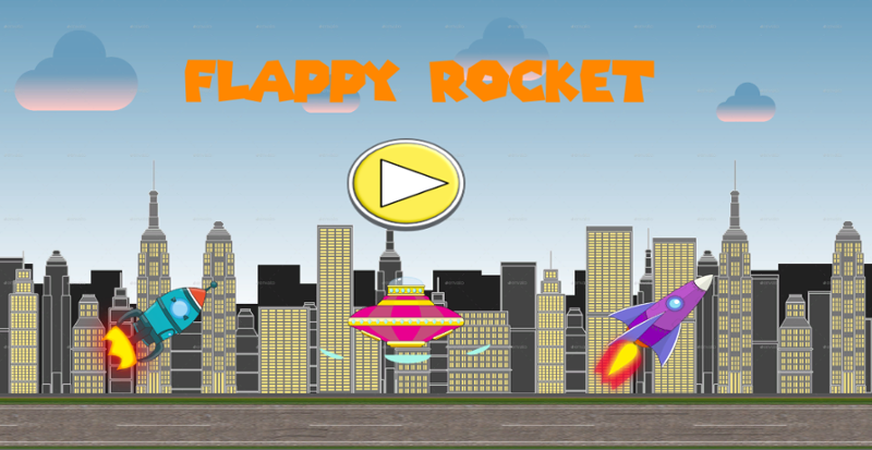 Flappy Rocket Game Cover