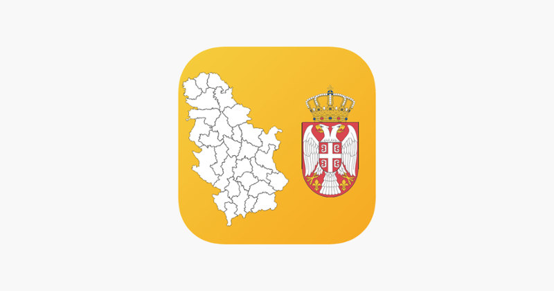 Serbia Districts Maps and Flags Game Cover