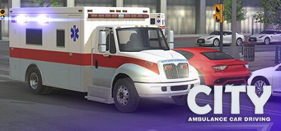 City Ambulance Car Driving Image