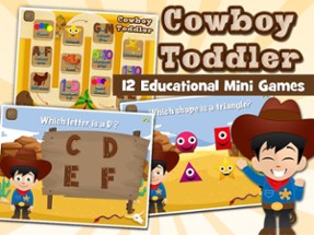 Cowboy Toddler Learning Games Image