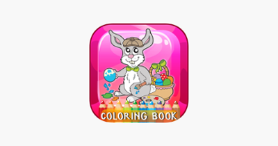 Happy Easter Coloring Book: Education Games Free For Kids And Toddlers! Image