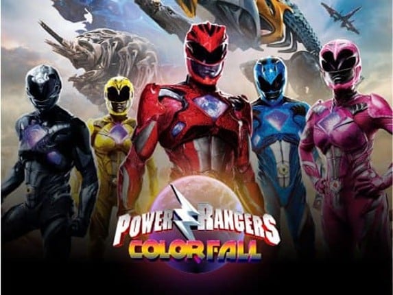 Power Rangers Color Fall - Pin Pull - Puzzle Game Game Cover