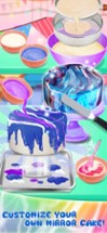 Galaxy Mirror Glaze Cake Image