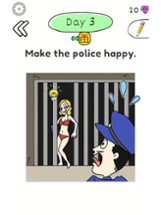 Draw Happy Police: Trivia Game Image