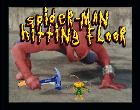 Spider-Man Hitting Floor Game Cover