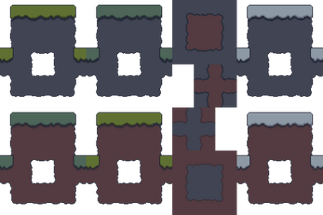 Mountain platformer tileset Image