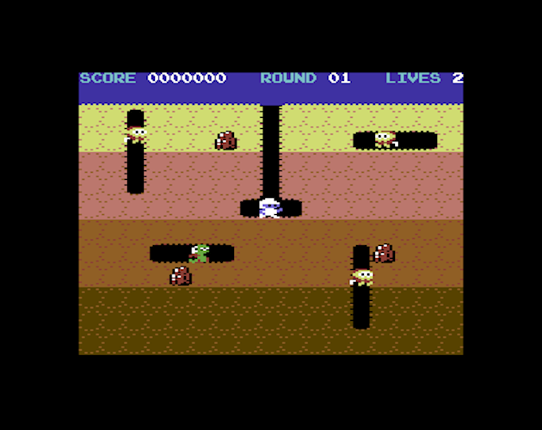 Dig Dug (C64) Game Cover