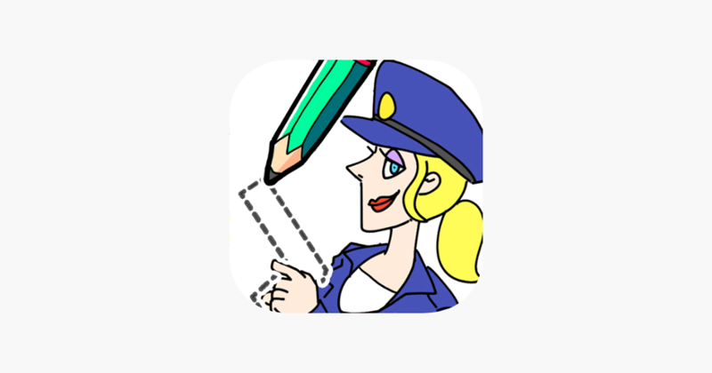 Draw Happy Police: Trivia Game Game Cover