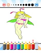 Fantasy Elf Girl Coloring Book - for Kid Image
