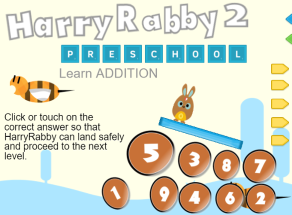 HarryRabby Preschool Math - Addition within 10 Game Cover