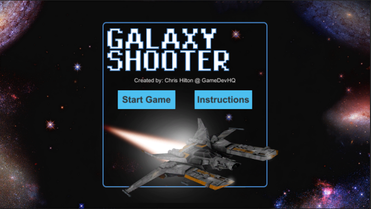 2D Space Shooter Game Cover