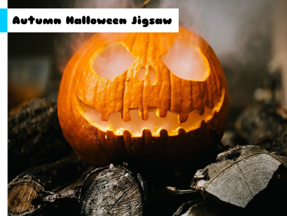 Autumn Halloween Jigsaw Game Cover