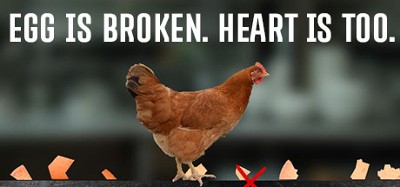 egg is broken. heart is too. Image