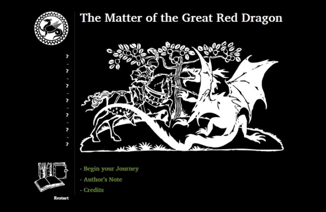 The Matter of the Great Red Dragon Game Cover