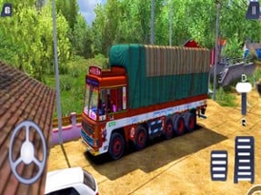 Indian Heavy Truck Driver 3D Image