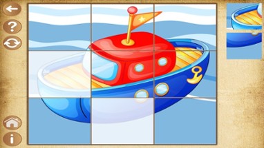 Ships Puzzles - Learning Toddler kids games 2 + Image