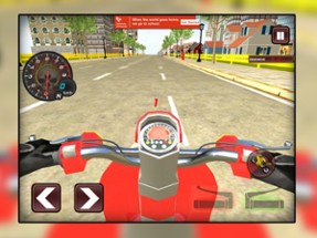 Bike racing Highway Traffic Wheeling 3D master Image