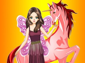 Fairy and Unicorn Image