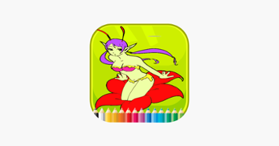 Fantasy Elf Girl Coloring Book - for Kid Image