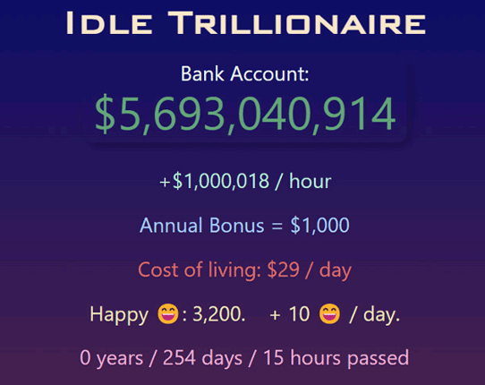 Idle Trillionaire Game Cover