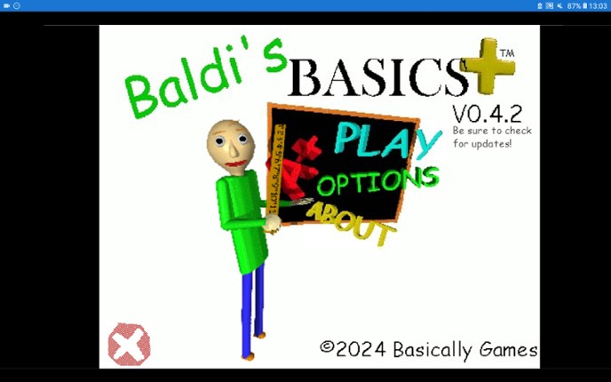 Baldi's Basics Plus Android Game Cover