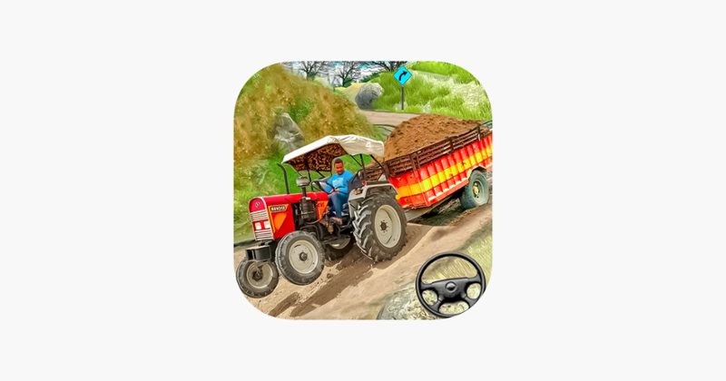 Farming Game Tractor Trolley Game Cover
