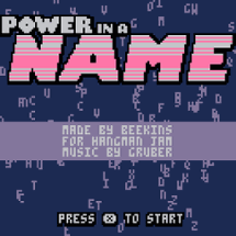 Power in a Name Image