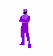 Purple Guy's Last Stand Fixed, Sad/Hidden, Glitched. Image