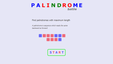 Palindrome battle Image