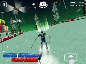 Winter Super Cross SnowSkiing - Free 3D Snow Water Racing Madness Game Image
