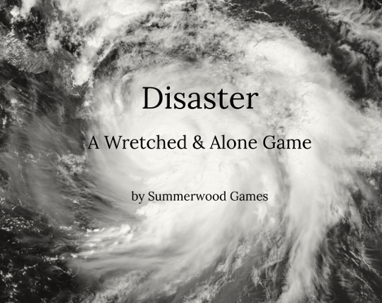 Disaster - A Wretched and Alone Game Game Cover