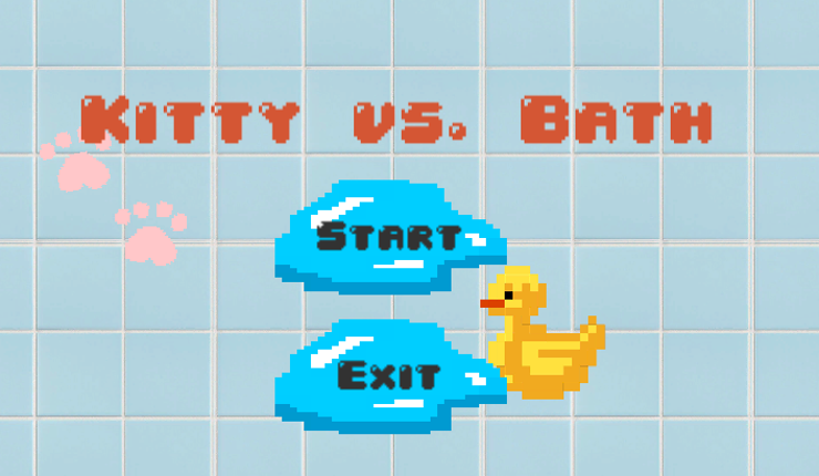 Kitty vs. Bath retro game Game Cover
