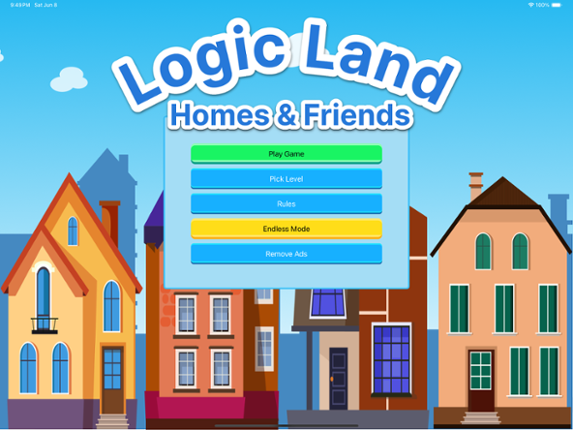 Logic Land: Homes & Friends Game Cover