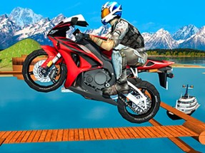 Motorbike Beach Fighter 3D Image